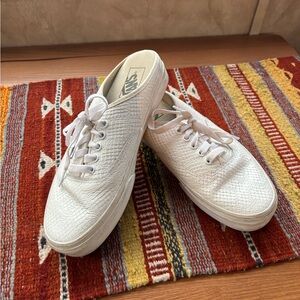 Vans Off-White Canvas Sneakers